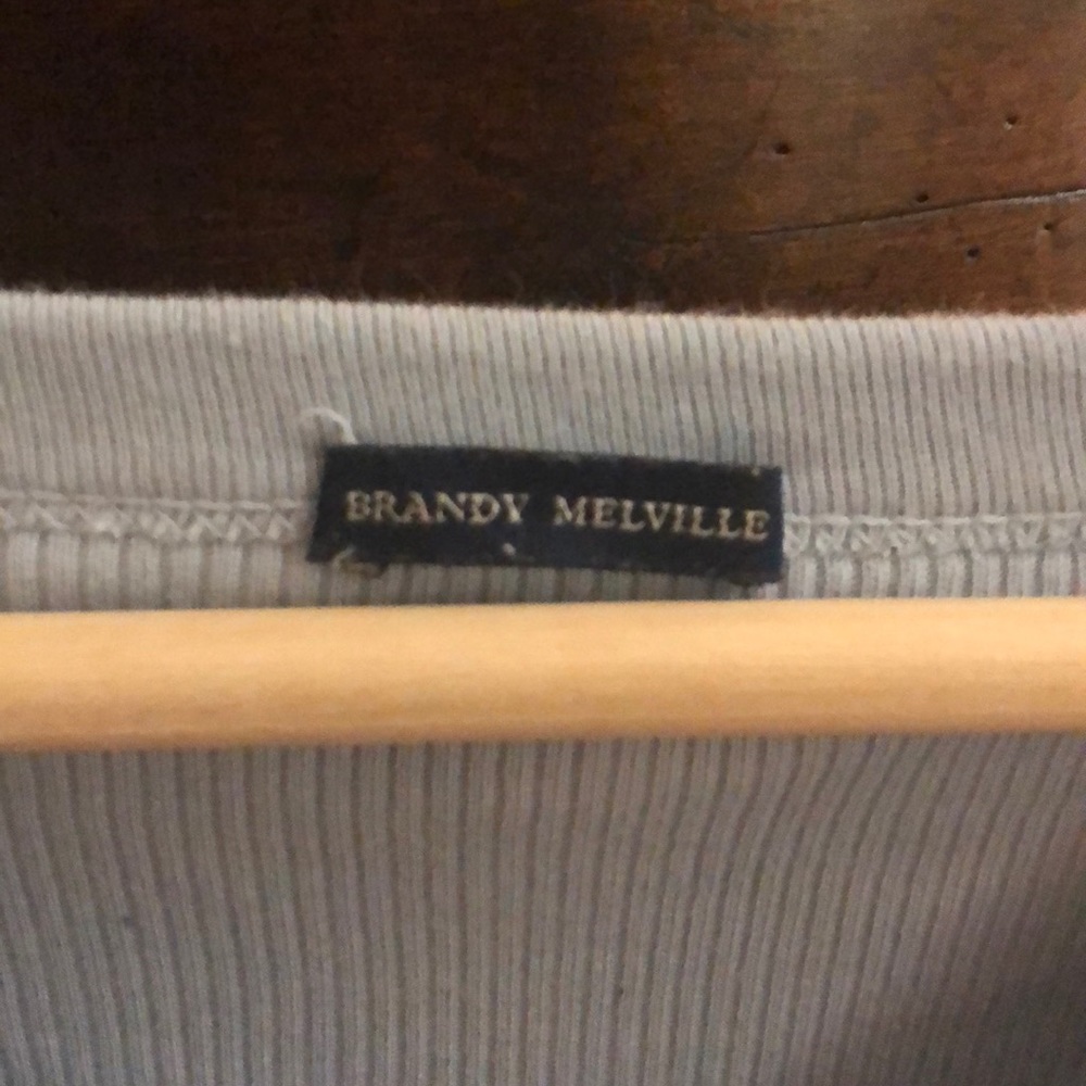 Button Down Blue Brandy Top - Picture 4 of 4